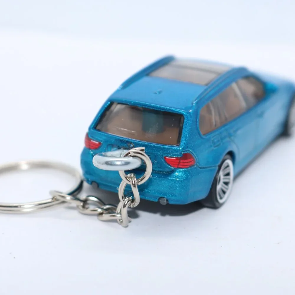 Matchbox 2021 blue BMW suv custom keychain